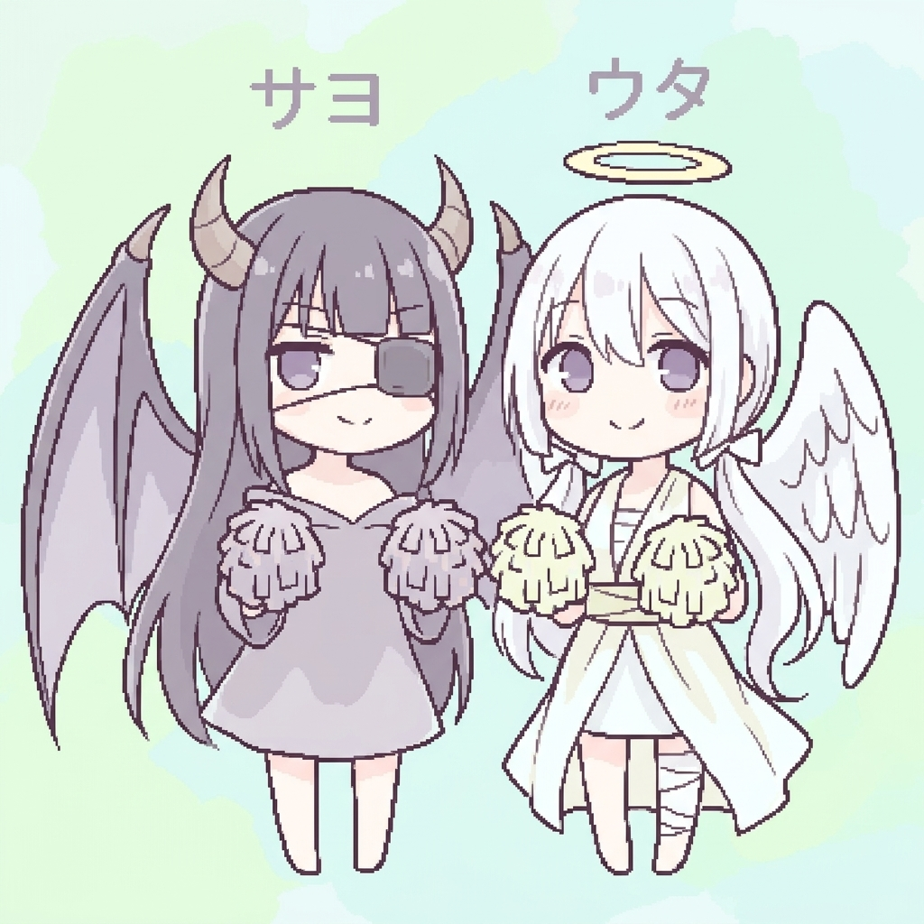 シフォンの応援ミニちび絵